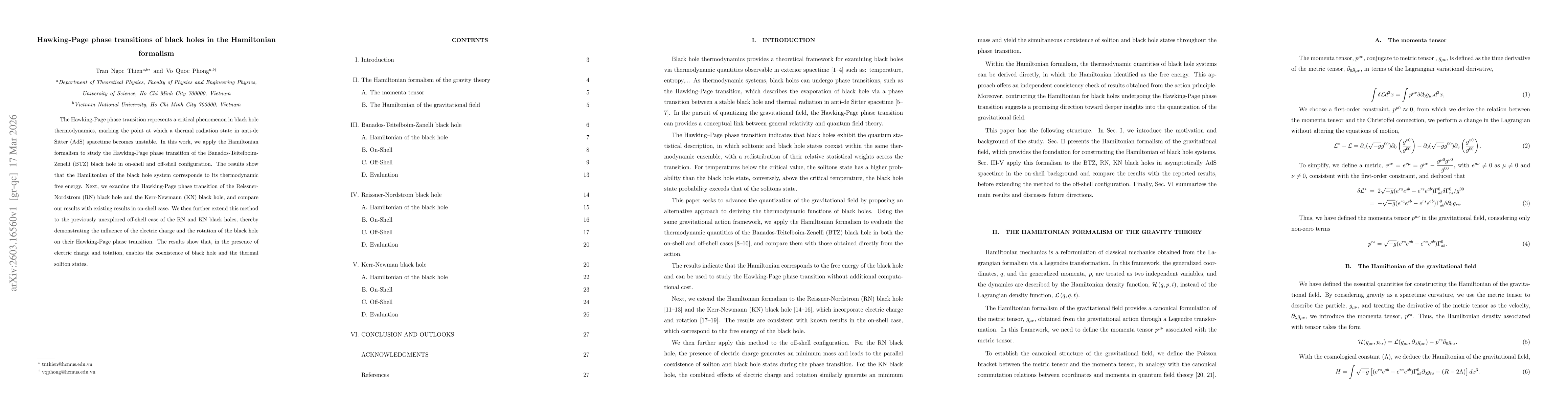 Thumbnail for Hawking-Page phase transitions of black holes in the Hamiltonian formalism
