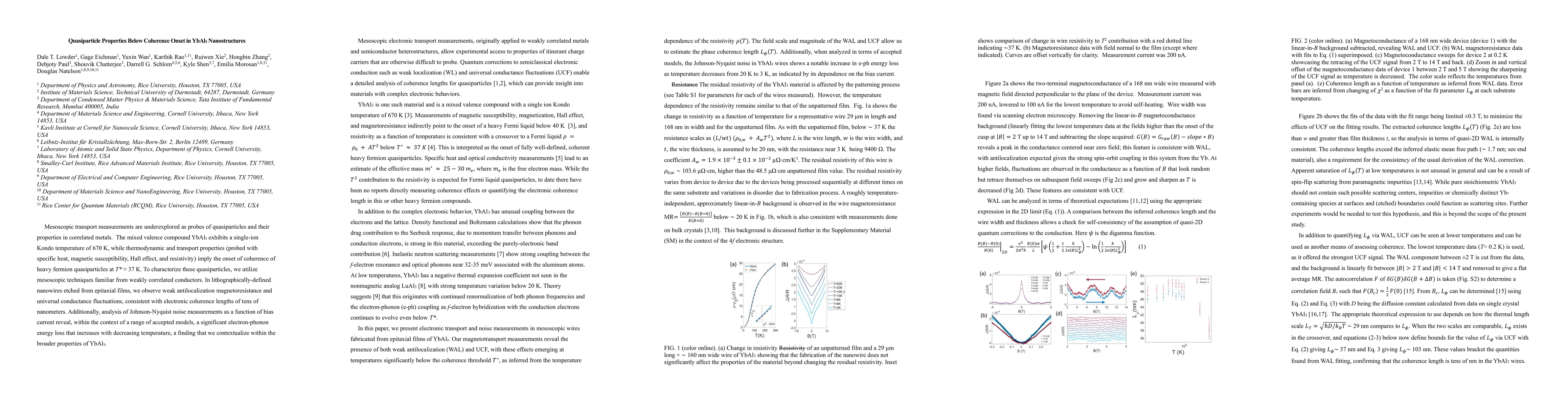 Thumbnail for Quasiparticle properties below coherence onset in YbAl3 nanostructures