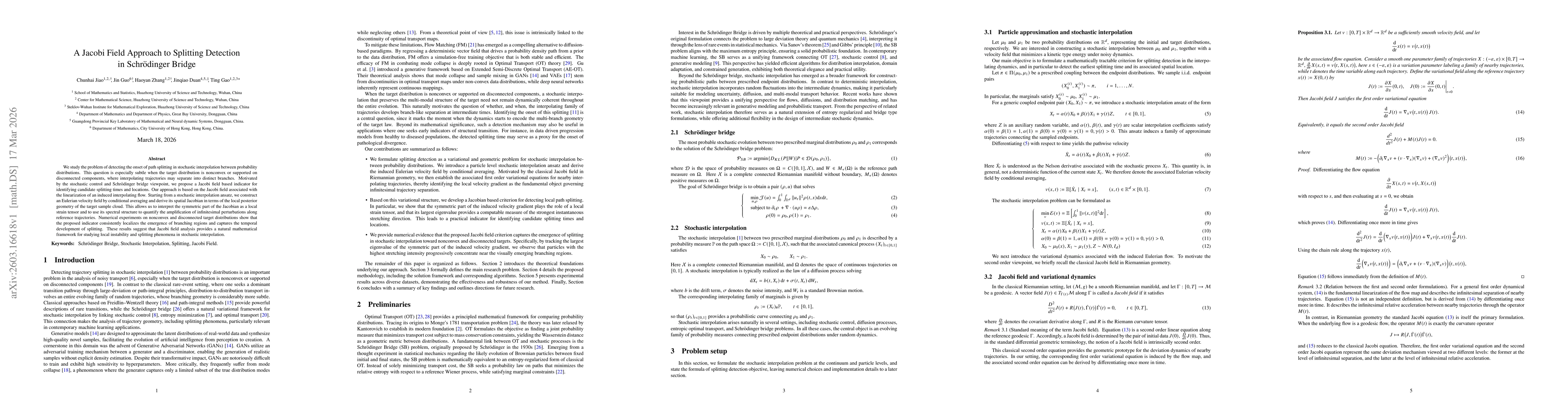 Thumbnail for A Jacobi Field Approach to Splitting Detection in Schrödinger Bridge