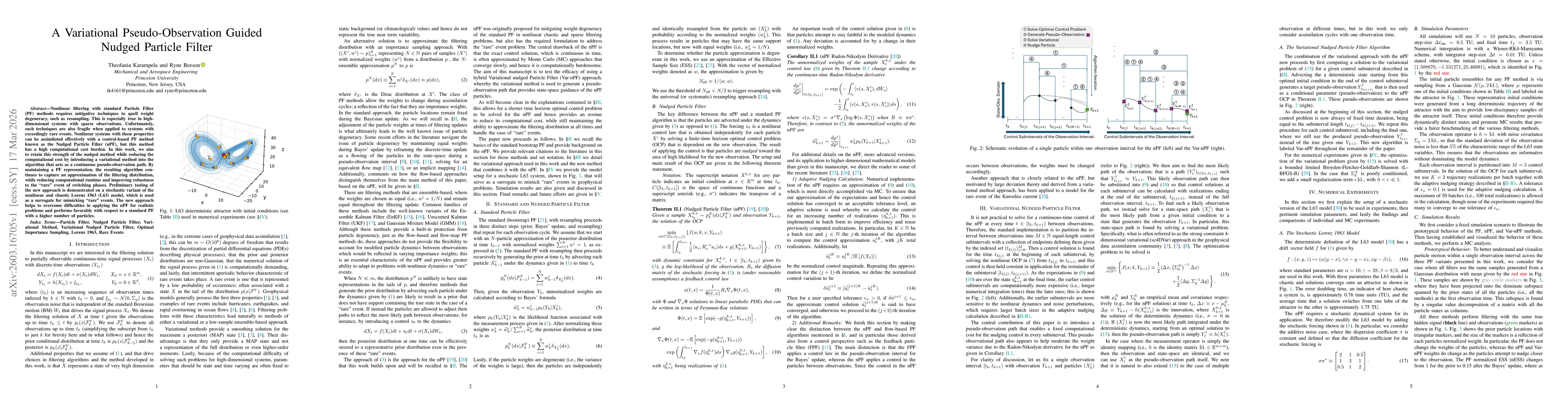 Thumbnail for A Variational Pseudo-Observation Guided Nudged Particle Filter