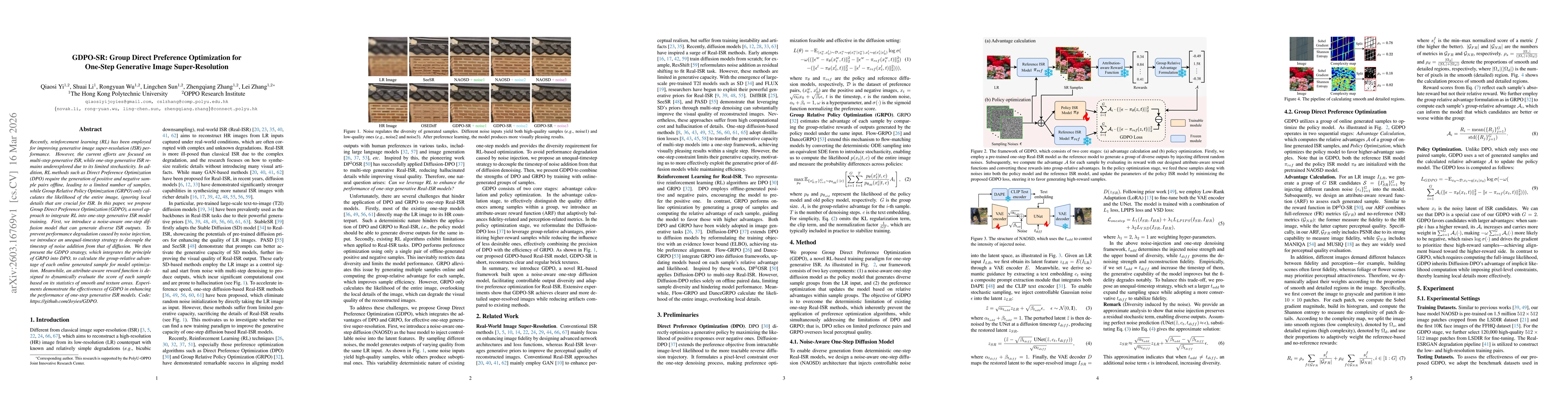 Thumbnail for GDPO-SR: Group Direct Preference Optimization for One-Step Generative Image Super-Resolution