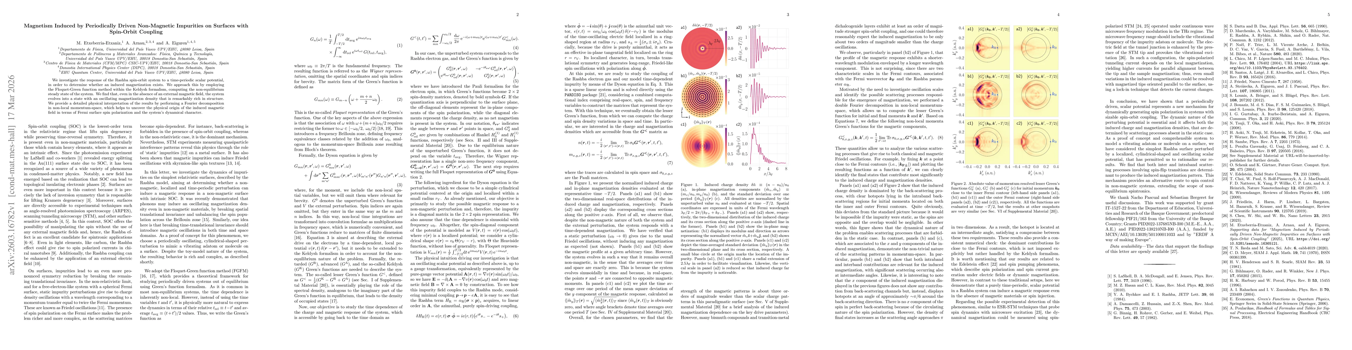 Thumbnail for Magnetism Induced by Periodically Driven Non-Magnetic Impurities on Surfaces with Spin-Orbit Coupling