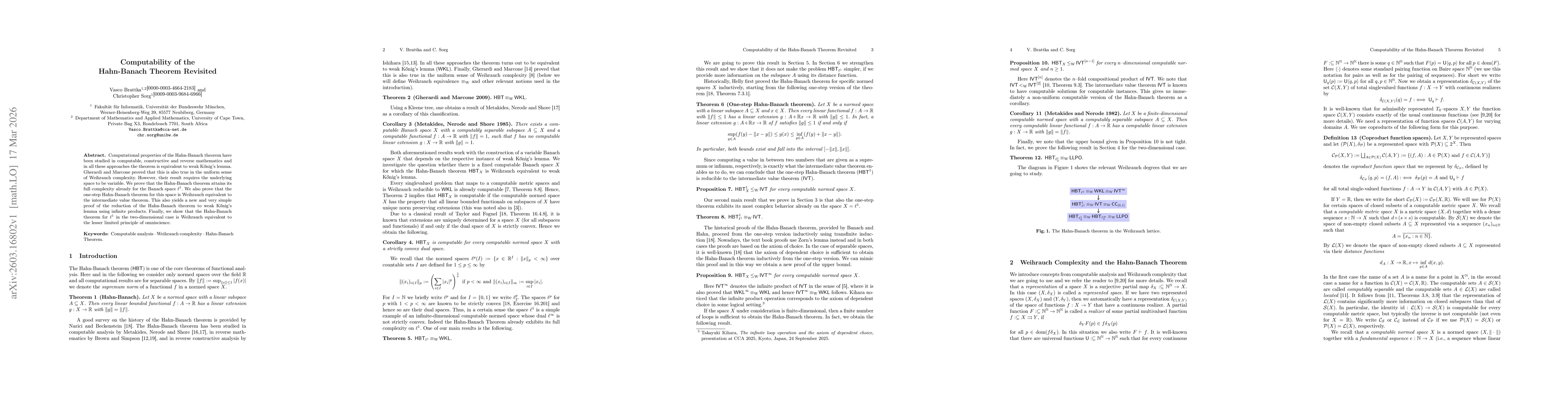 Thumbnail for Computability of the Hahn-Banach Theorem Revisited
