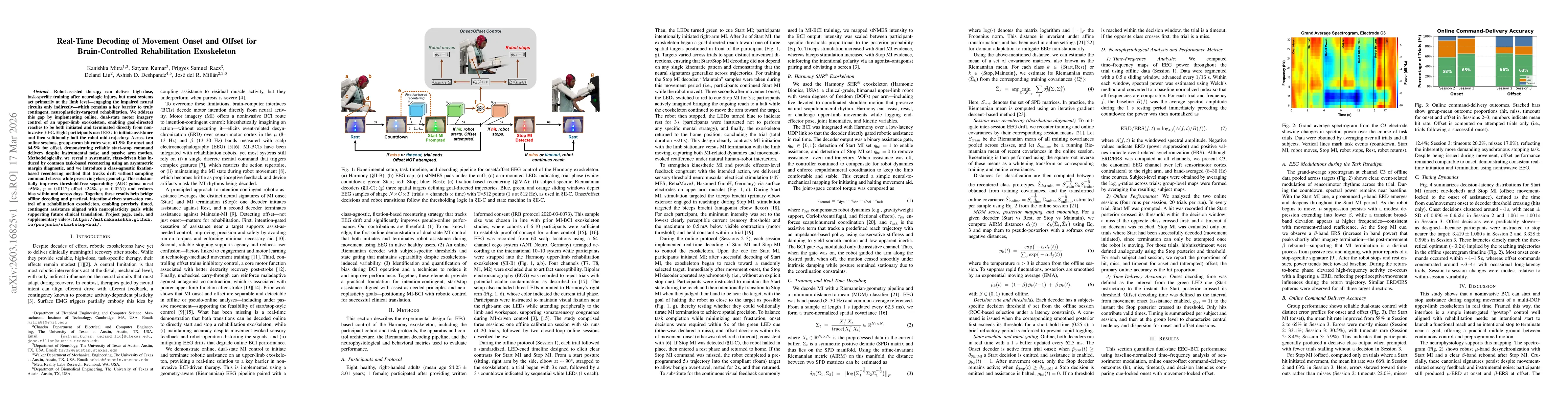Thumbnail for Real-Time Decoding of Movement Onset and Offset for Brain-Controlled Rehabilitation Exoskeleton