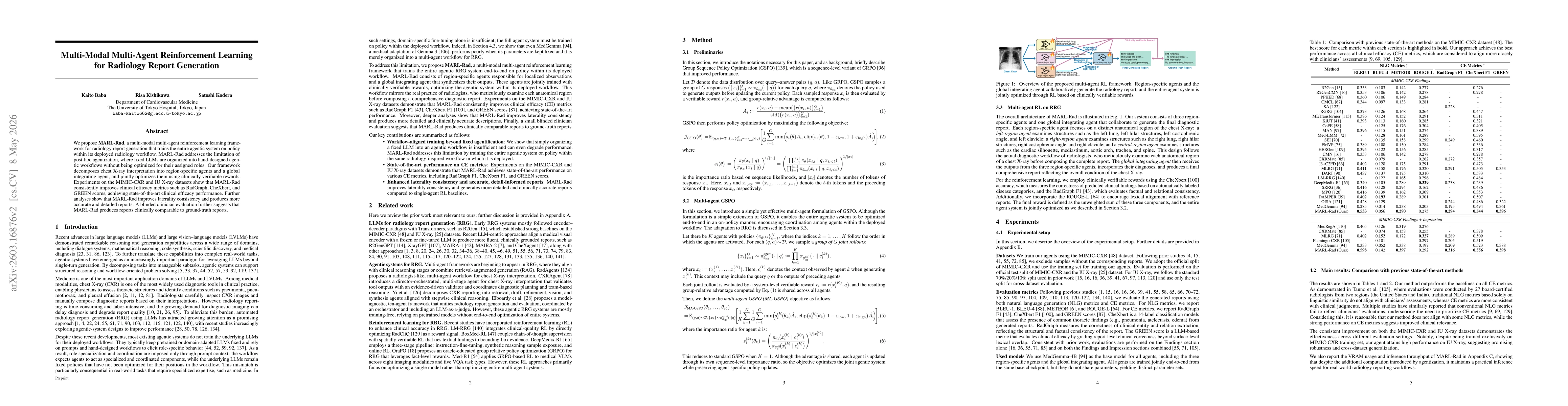 Thumbnail for Multi-Modal Multi-Agent Reinforcement Learning for Radiology Report Generation