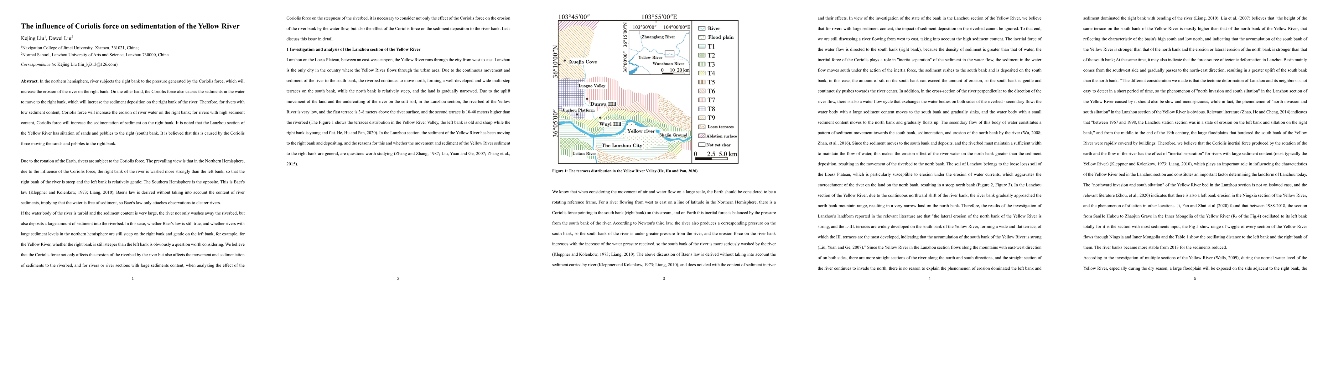Thumbnail for The influence of Coriolis force on sedimentation of the Yellow River