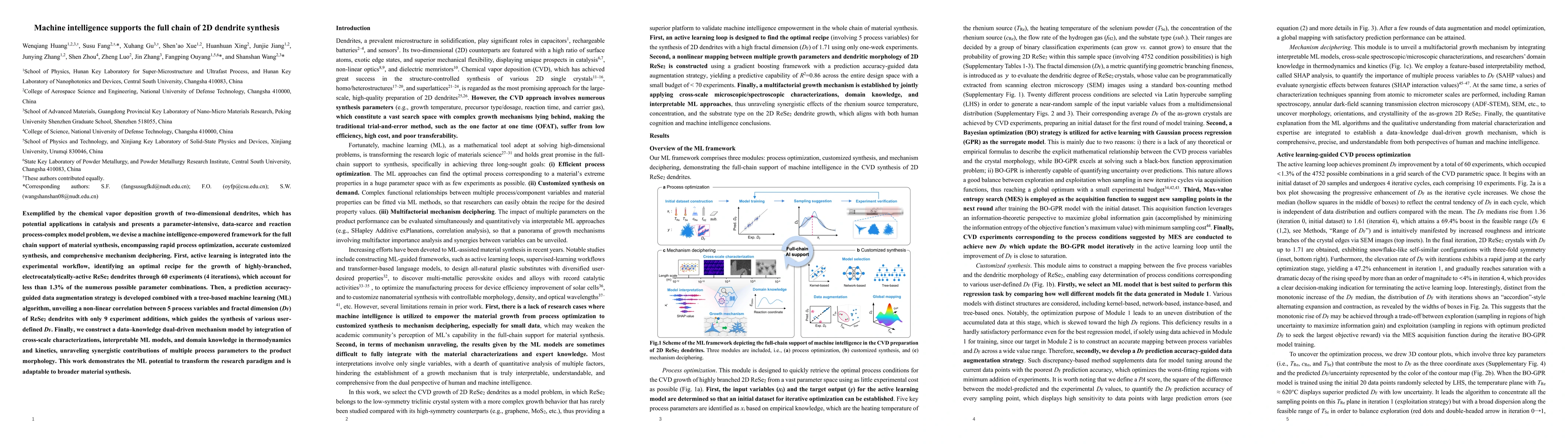 Thumbnail for Machine intelligence supports the full chain of 2D dendrite synthesis