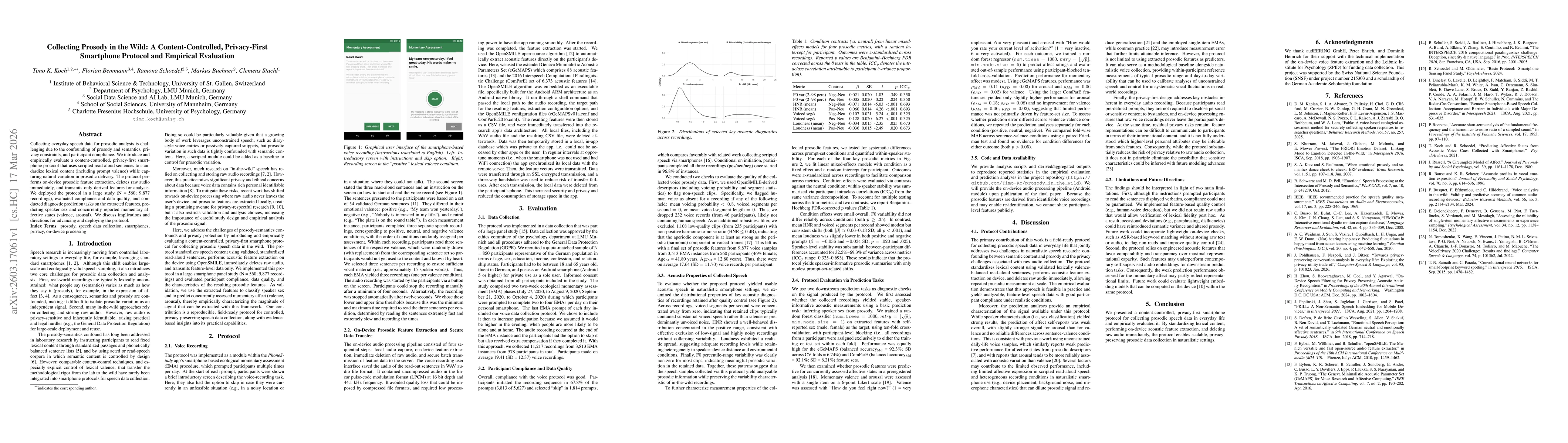 Thumbnail for Collecting Prosody in the Wild: A Content-Controlled, Privacy-First Smartphone Protocol and Empirical Evaluation