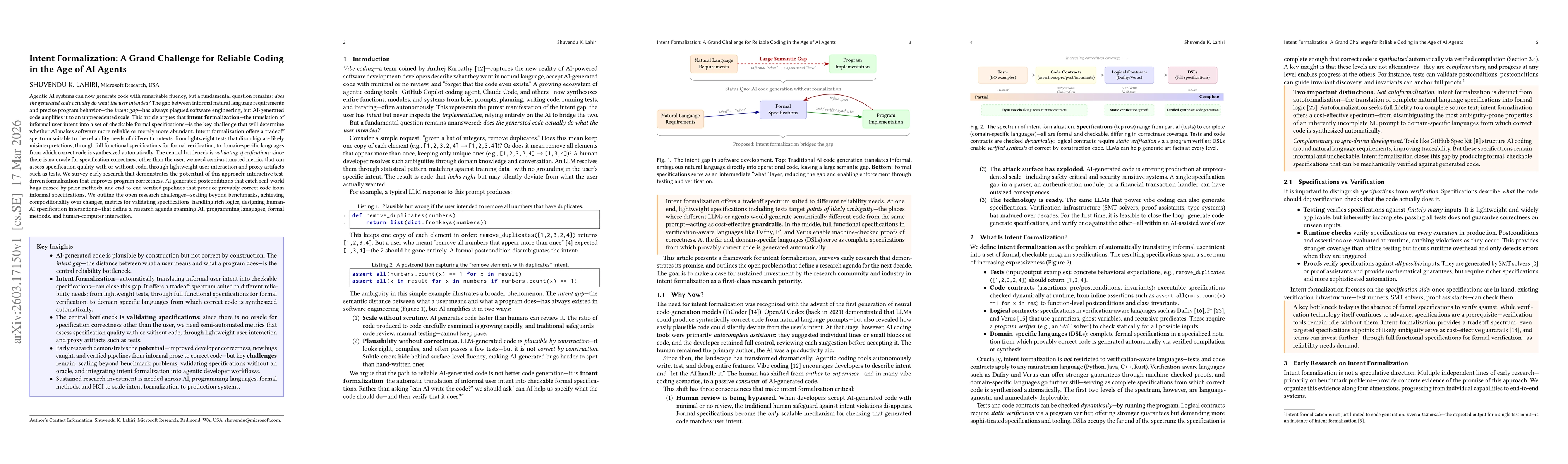Thumbnail for Intent Formalization: A Grand Challenge for Reliable Coding in the Age of AI Agents