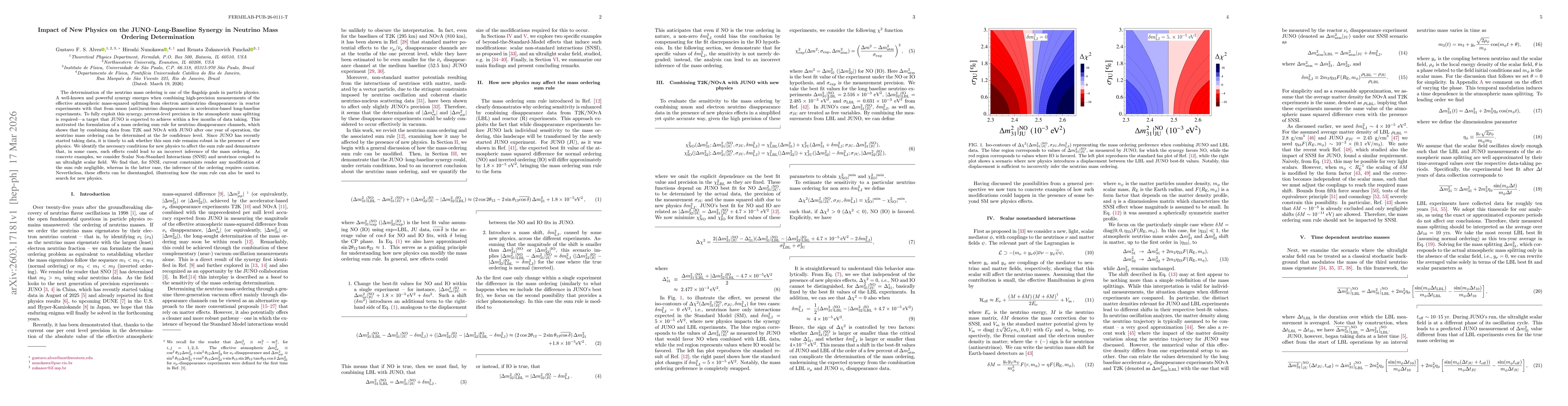 Thumbnail for Impact of New Physics on the JUNO-Long-Baseline Synergy in Neutrino Mass Ordering Determination