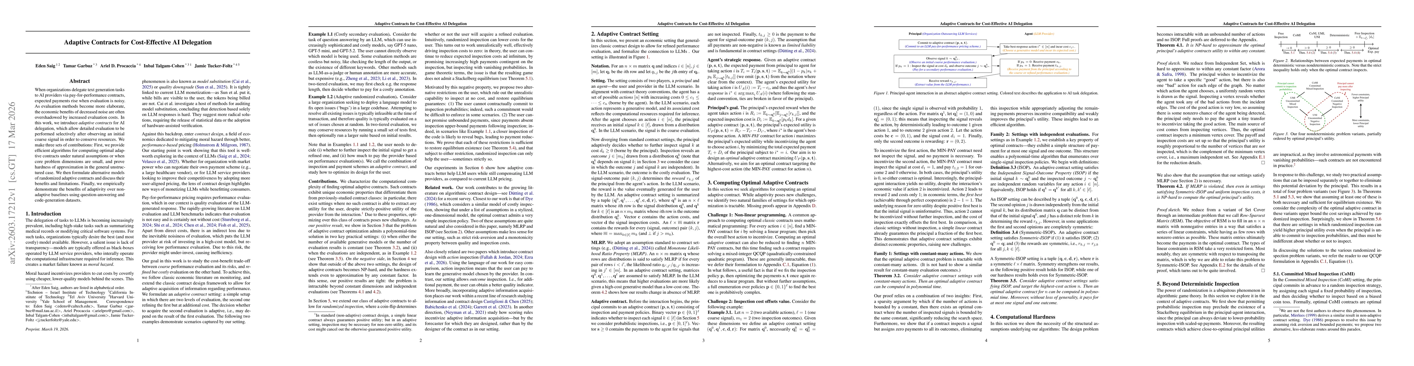 Thumbnail for Adaptive Contracts for Cost-Effective AI Delegation