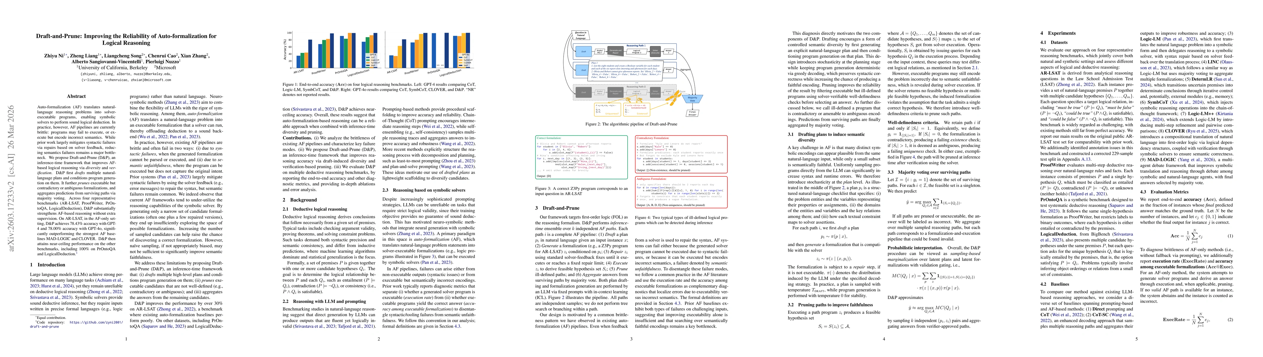 Thumbnail for Draft-and-Prune: Improving the Reliability of Auto-formalization for Logical Reasoning