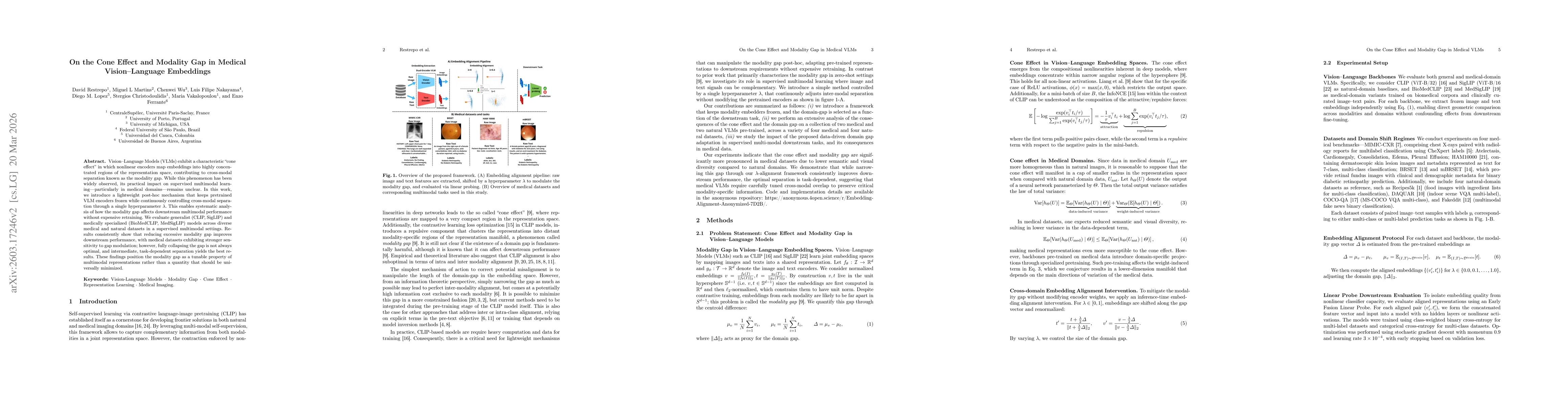 Thumbnail for On the Cone Effect and Modality Gap in Medical Vision-Language Embeddings