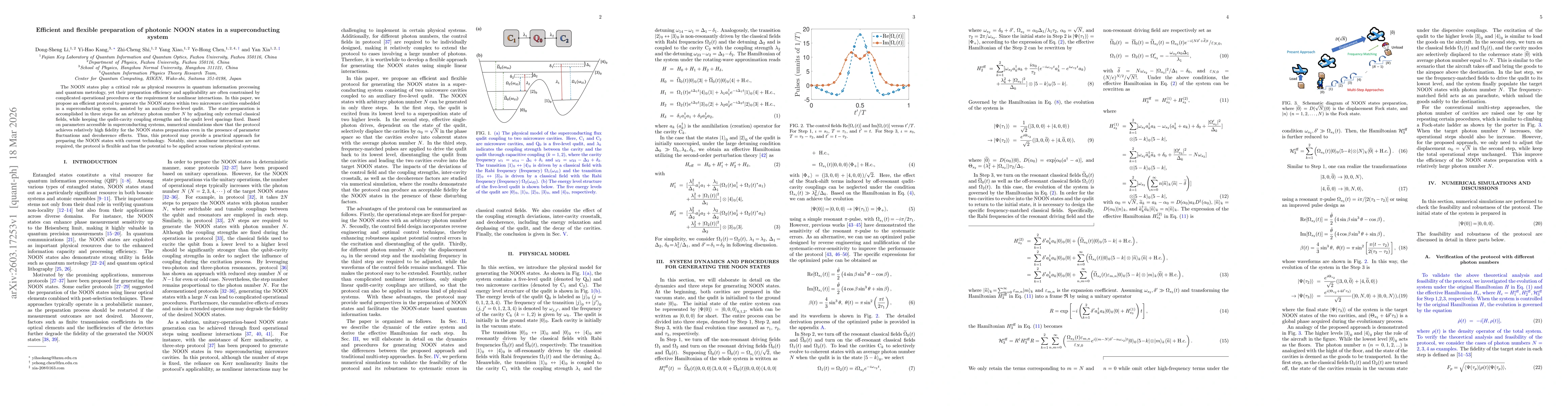 Thumbnail for Efficient and flexible preparation of photonic NOON states in a superconducting system