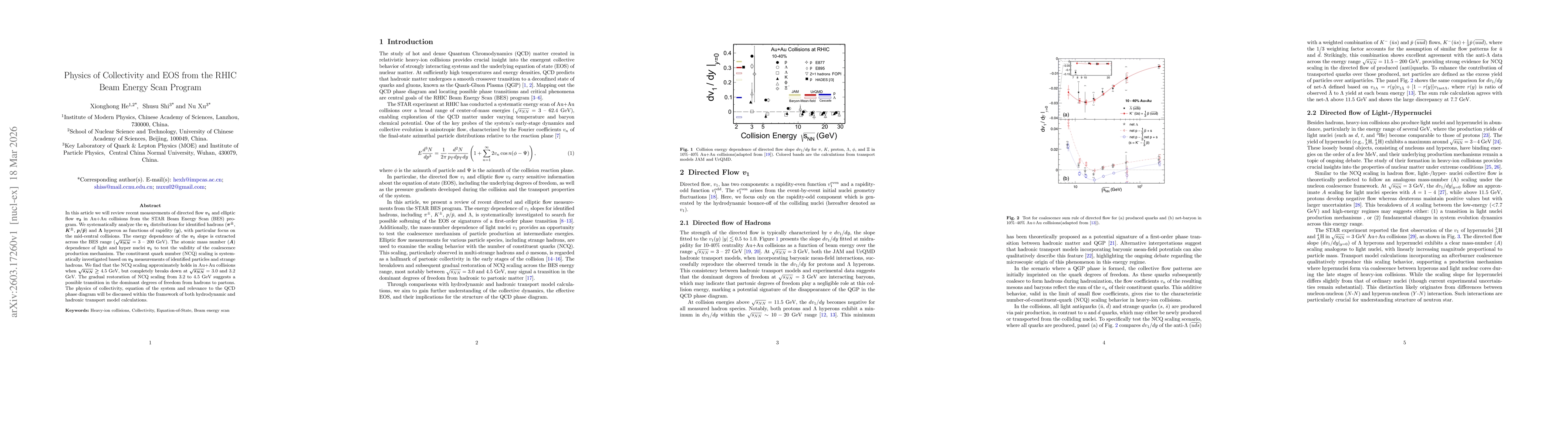 Thumbnail for Physics of Collectivity and EOS from the RHIC Beam Energy Scan Program