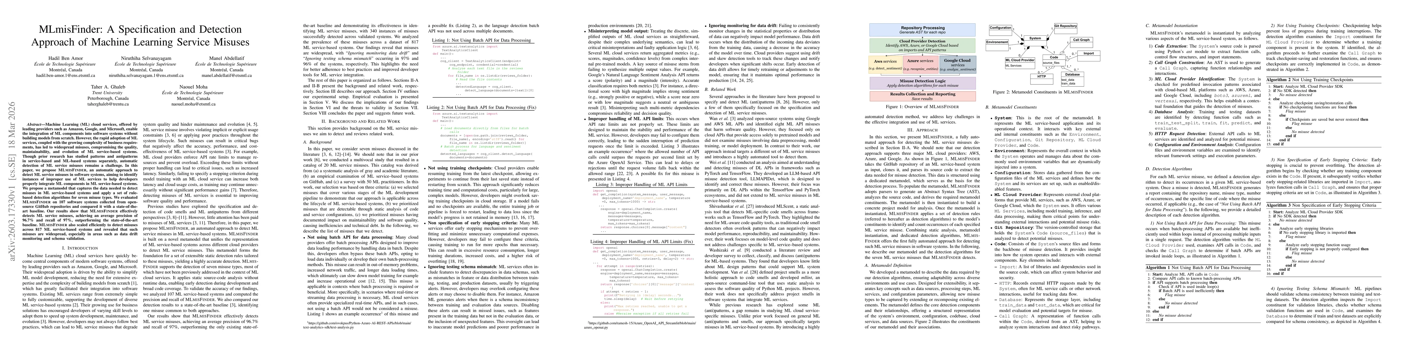Thumbnail for MLmisFinder: A Specification and Detection Approach of Machine Learning Service Misuses