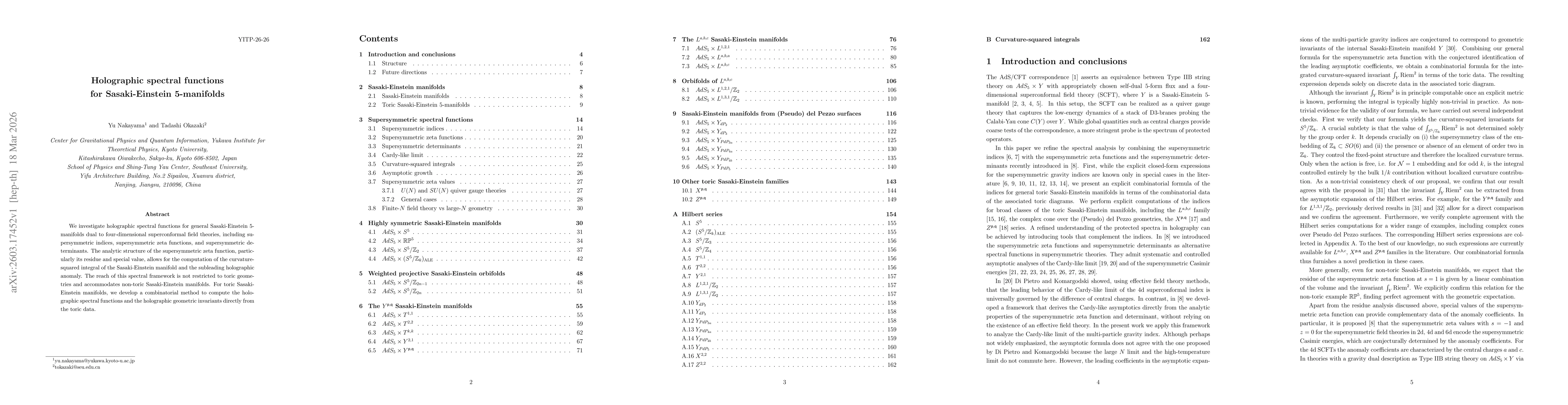 Thumbnail for Holographic spectral functions for Sasaki-Einstein 5-manifolds