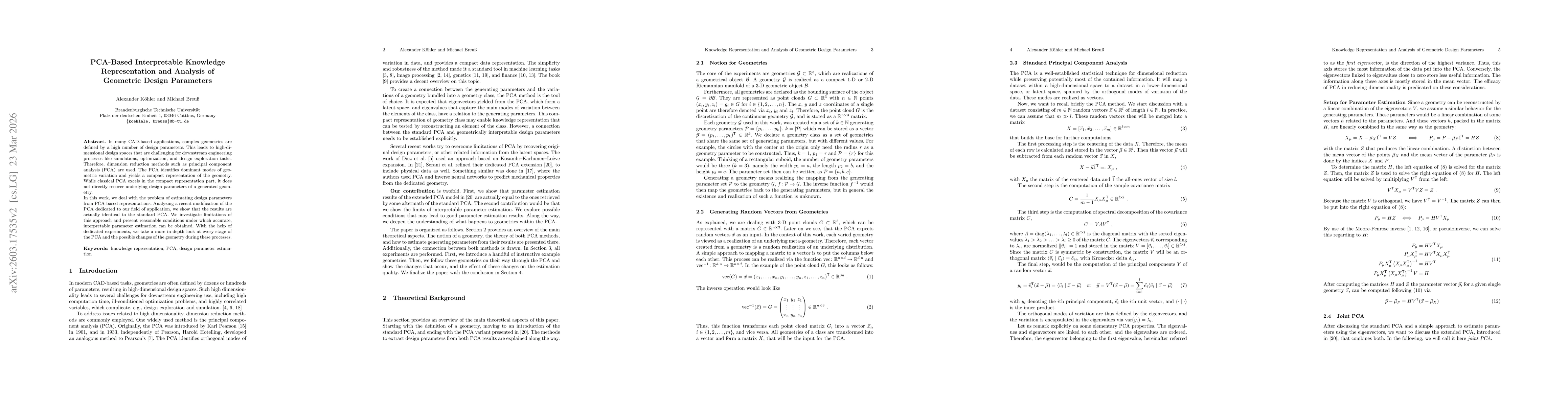 Thumbnail for CA-Based Interpretable Knowledge Representation and Analysis of Geometric Design Parameters