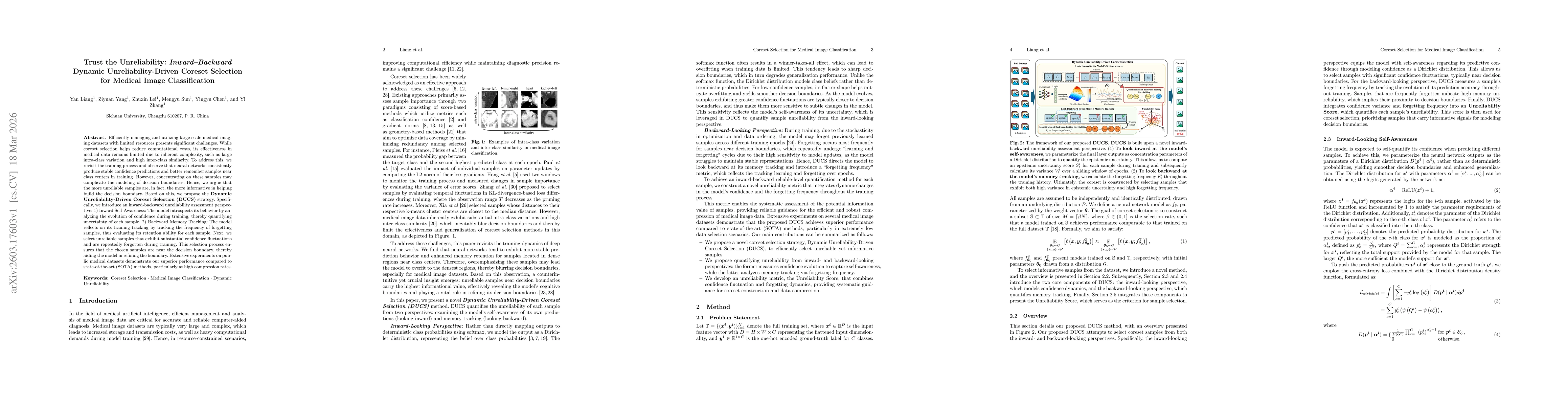 Thumbnail for Trust the Unreliability: Inward Backward Dynamic Unreliability Driven Coreset Selection for Medical Image Classification