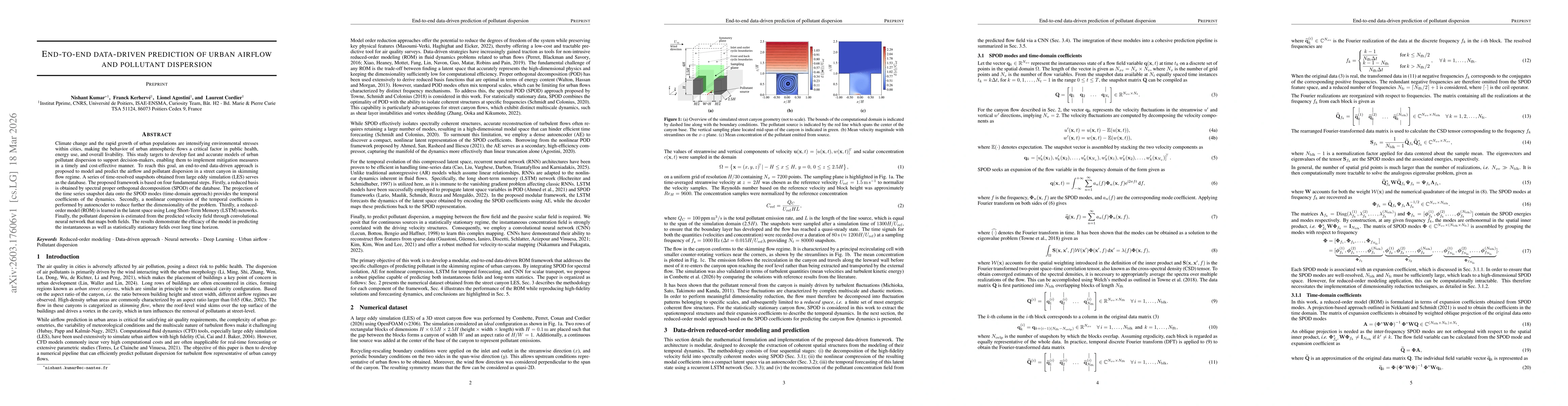 Thumbnail for End-to-end data-driven prediction of urban airflow and pollutant dispersion