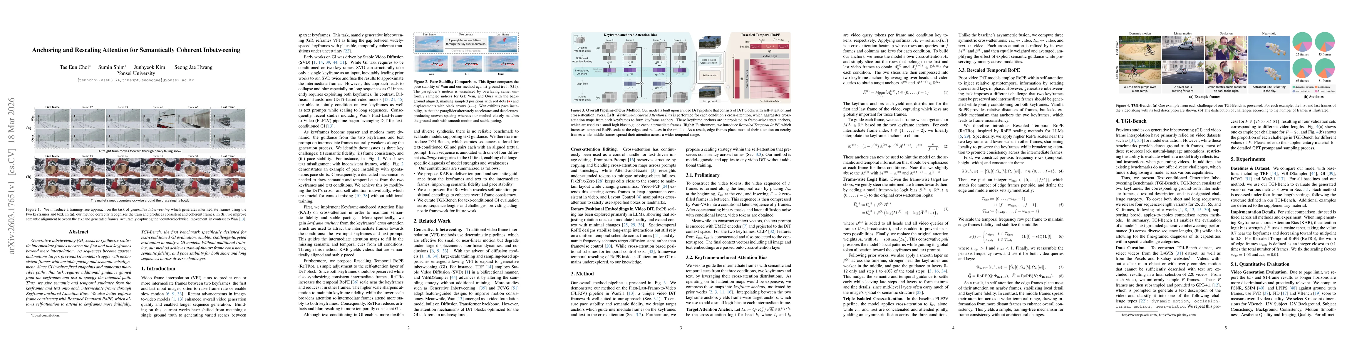Thumbnail for Anchoring and Rescaling Attention for Semantically Coherent Inbetweening
