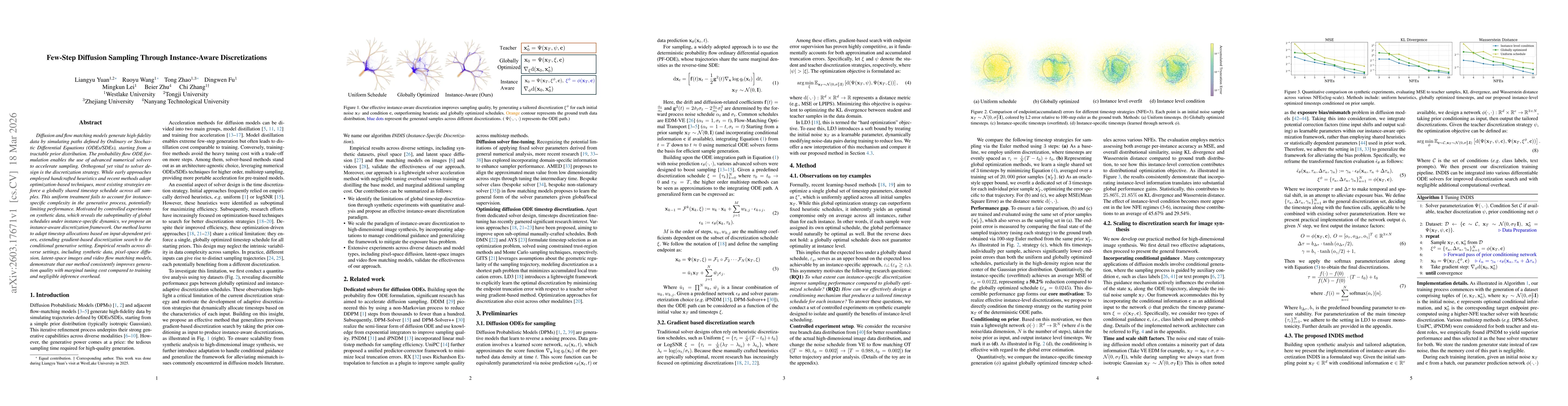 Thumbnail for Few-Step Diffusion Sampling Through Instance-Aware Discretizations
