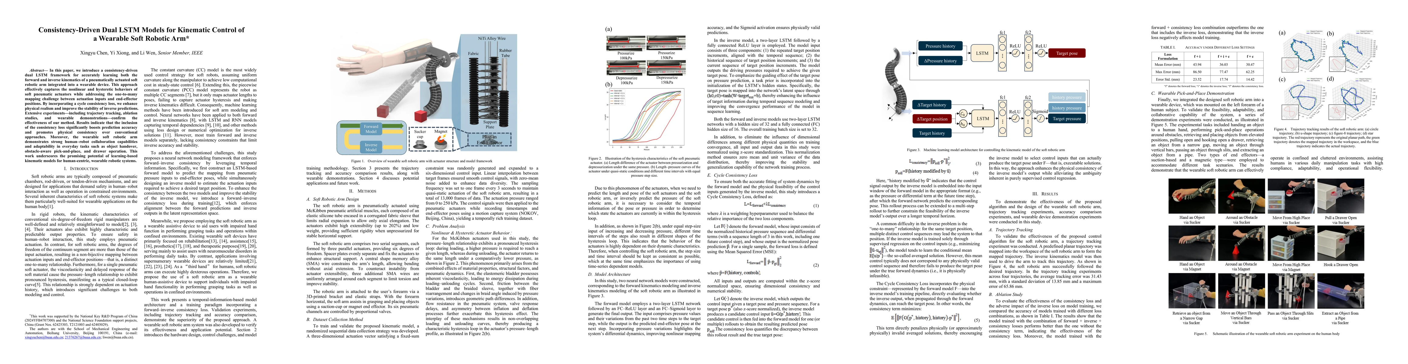 Thumbnail for Consistency-Driven Dual LSTM Models for Kinematic Control of a Wearable Soft Robotic Arm