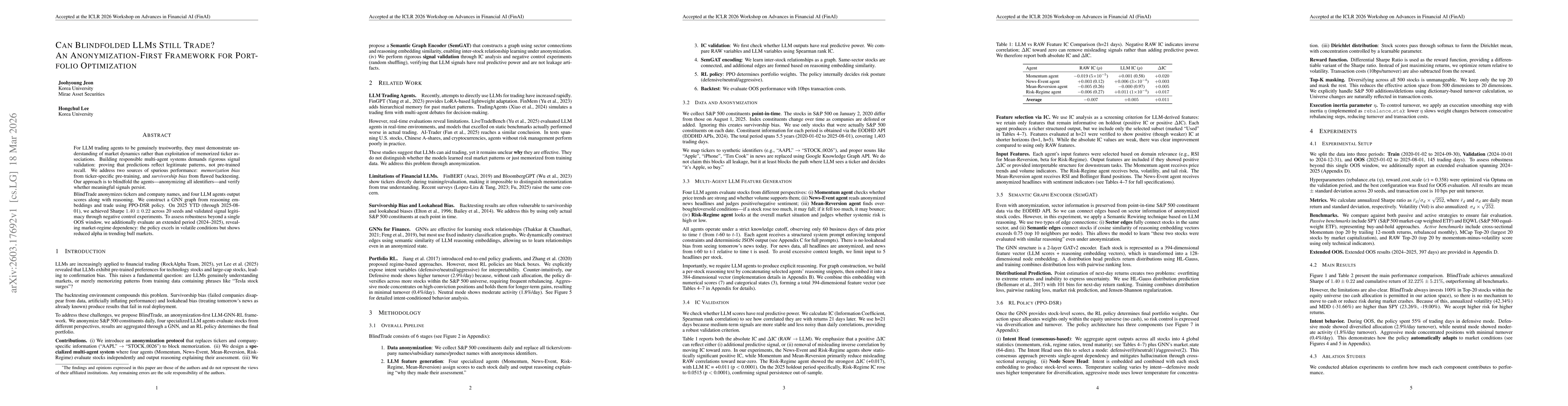 Thumbnail for Can Blindfolded LLMs Still Trade? An Anonymization-First Framework for Portfolio Optimization