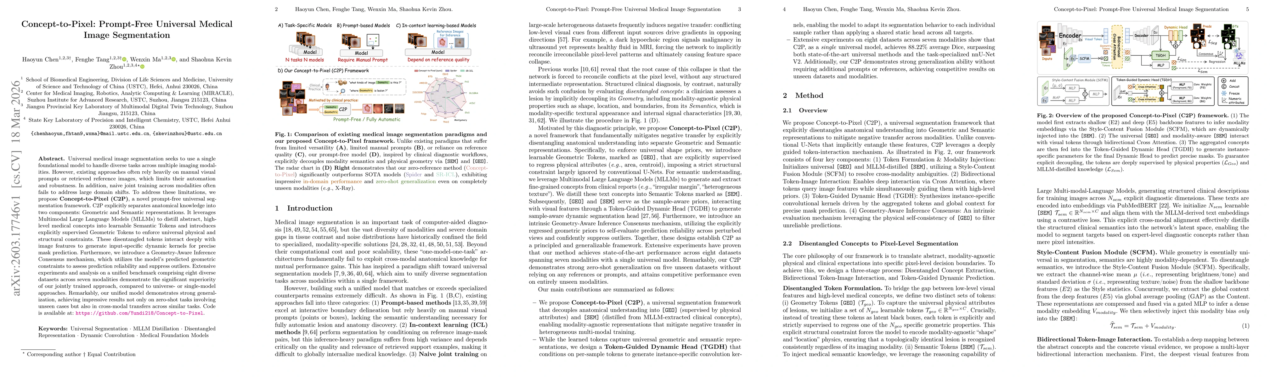 Thumbnail for Concept-to-Pixel: Prompt-Free Universal Medical Image Segmentation