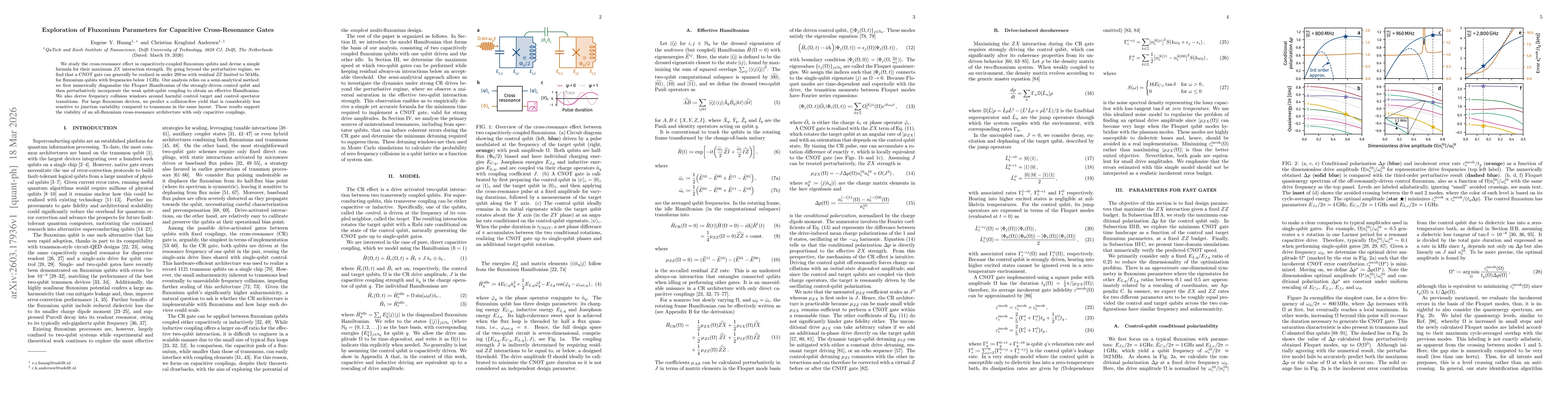 Thumbnail for Exploration of Fluxonium Parameters for Capacitive Cross-Resonance Gates