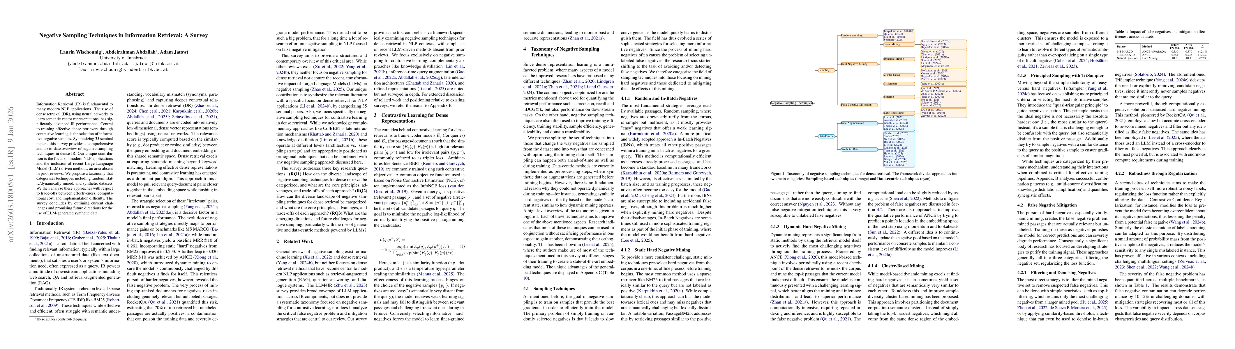 Thumbnail for Negative Sampling Techniques in Information Retrieval: A Survey