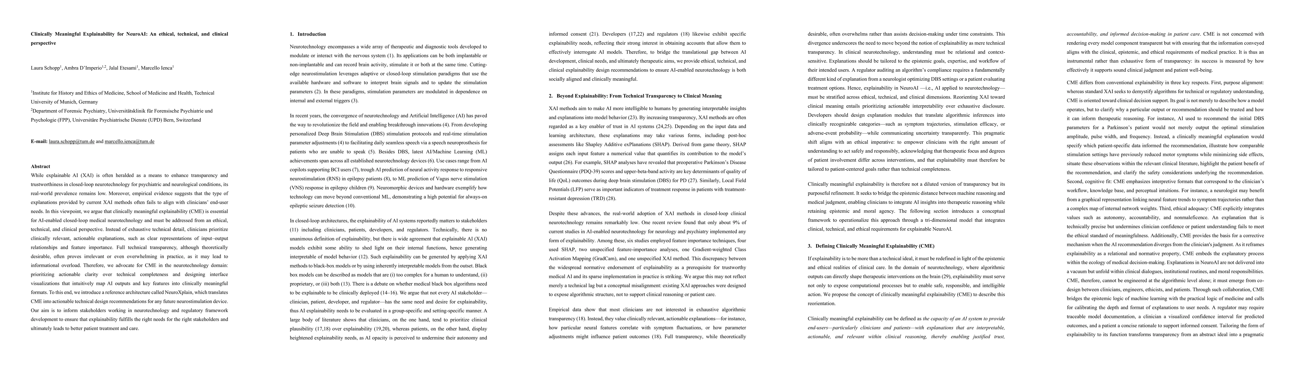 Thumbnail for Clinically Meaningful Explainability for NeuroAI: An ethical, technical, and clinical perspective