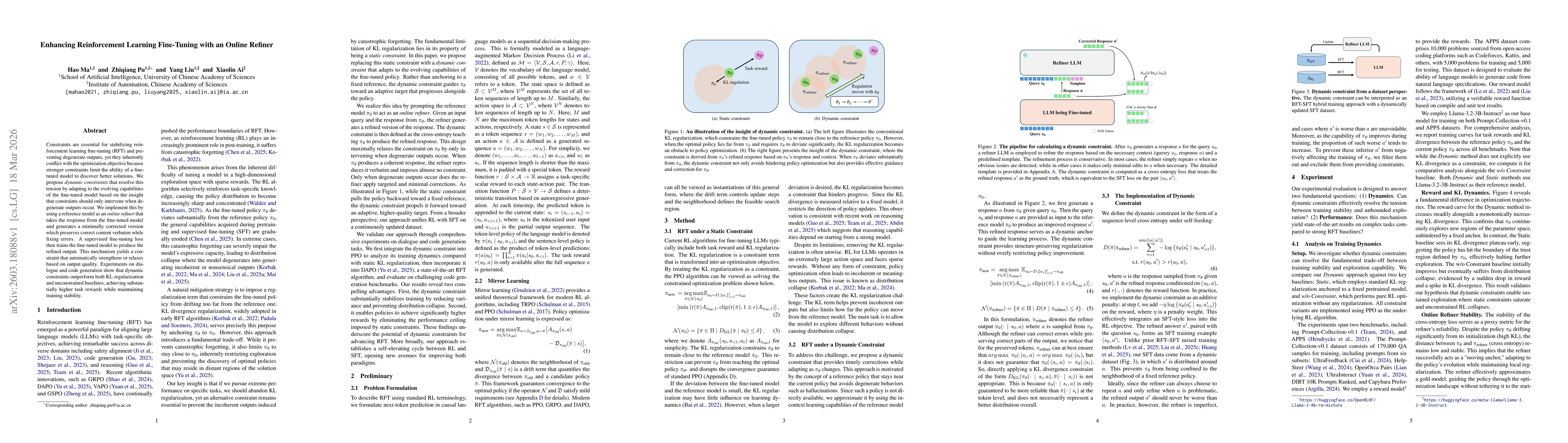 Thumbnail for Enhancing Reinforcement Learning Fine-Tuning with an Online Refiner