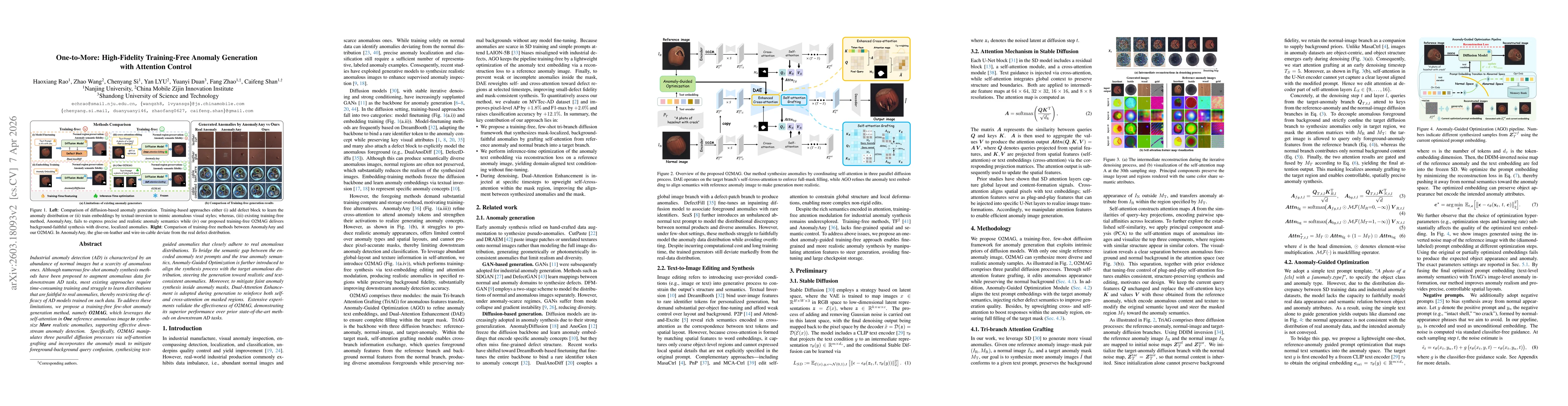 Thumbnail for One-to-More: High-Fidelity Training-Free Anomaly Generation with Attention Control