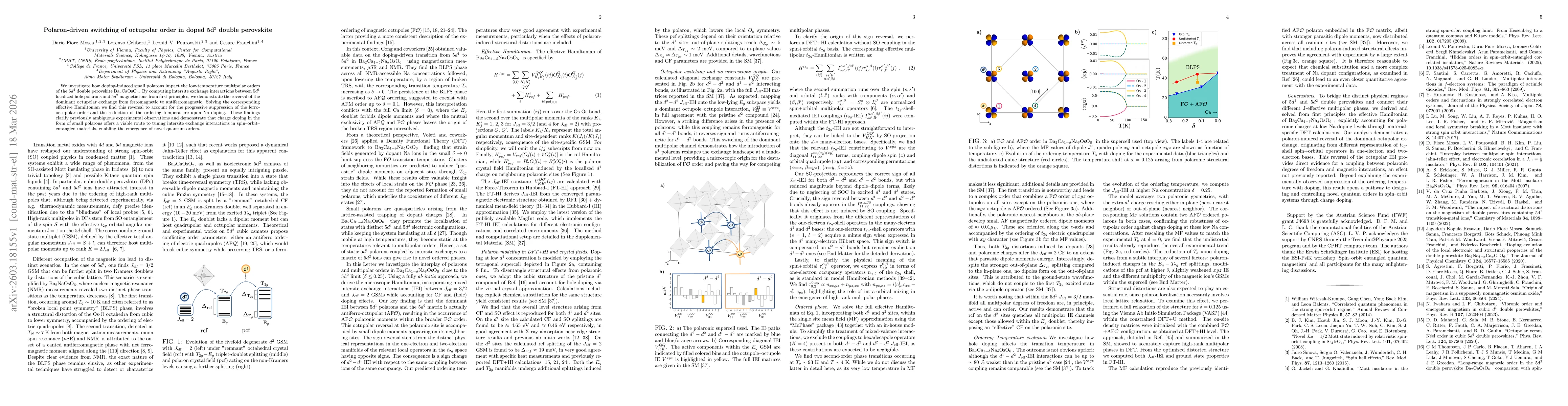 Thumbnail for Polaron-driven switching of octupolar order in doped 5d$^2$ double perovskite