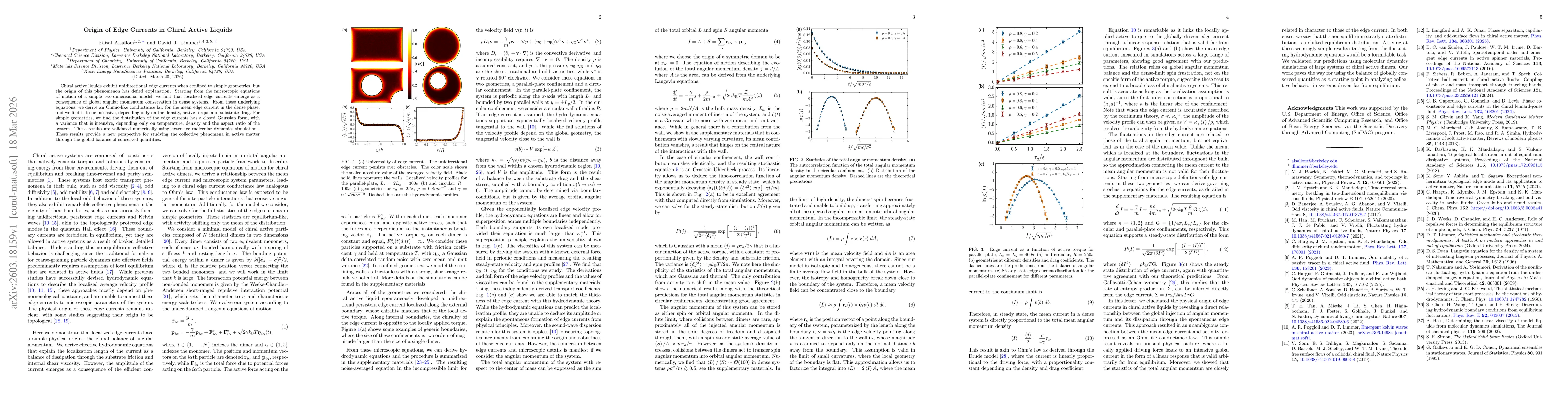 Thumbnail for Origin of Edge Currents in Chiral Active Liquids