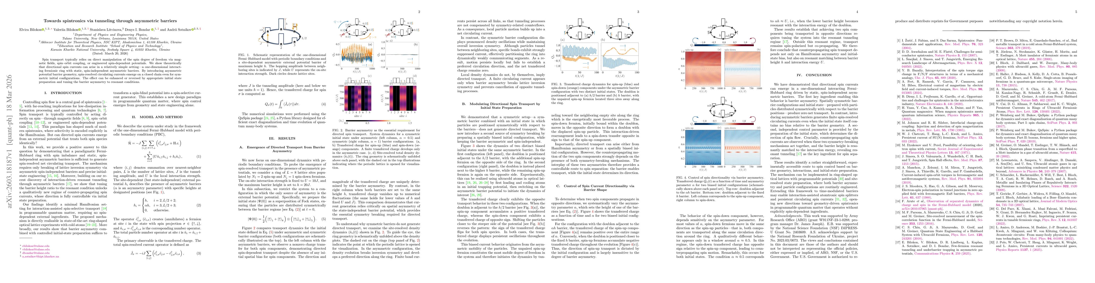 Thumbnail for Towards spintronics via tunneling through asymmetric barriers