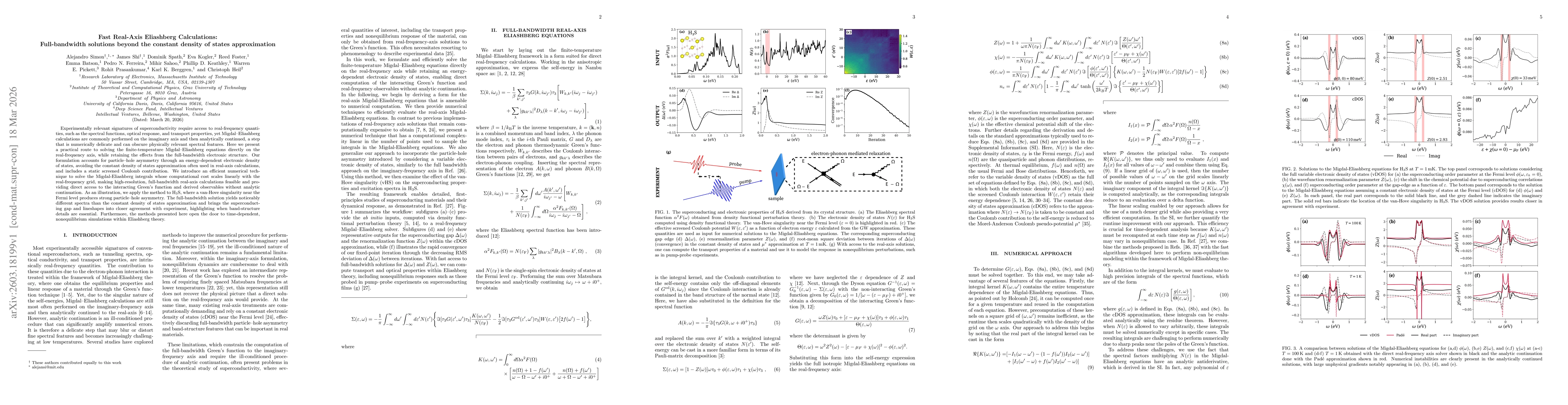 Thumbnail for Fast Real-Axis Eliashberg Calculations: Full-bandwidth solutions beyond the constant density of states approximation