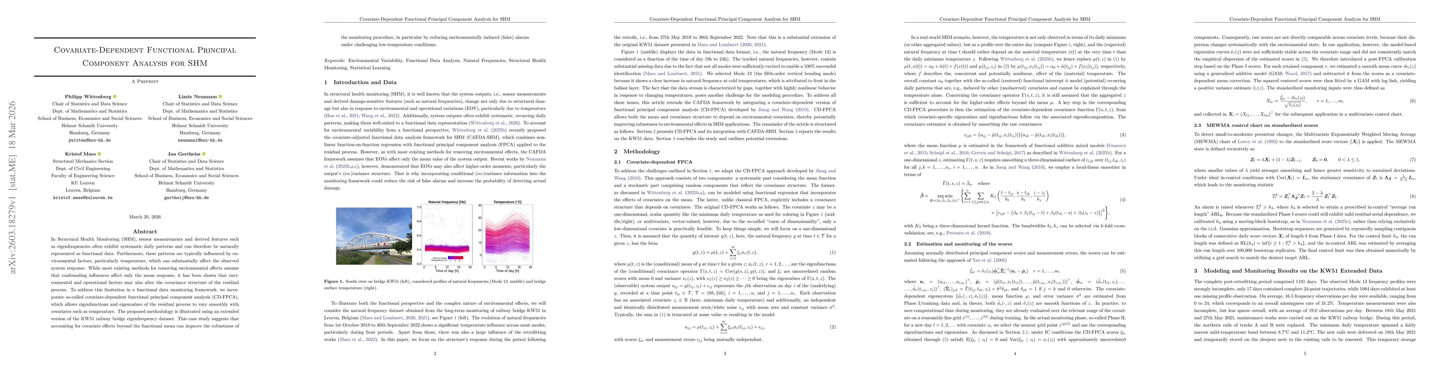 Thumbnail for Covariate-Dependent Functional Principal Component Analysis for SHM