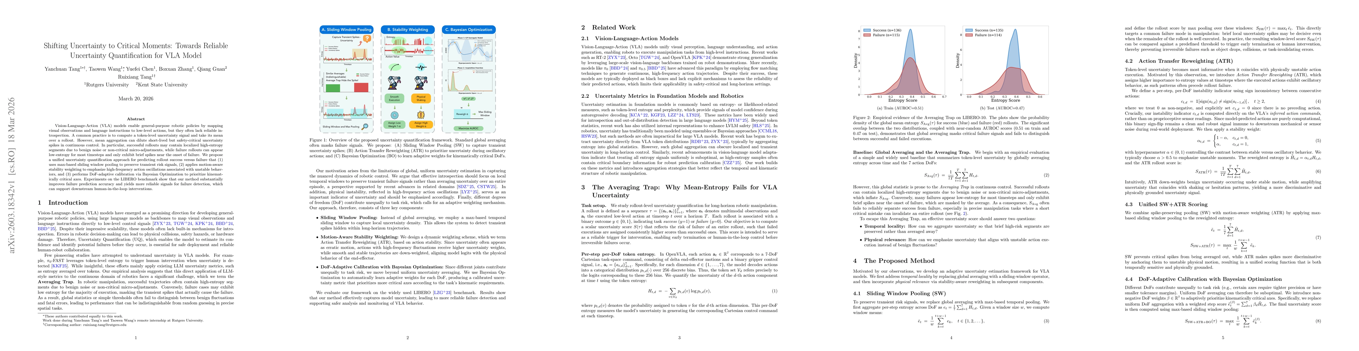 Thumbnail for Shifting Uncertainty to Critical Moments: Towards Reliable Uncertainty Quantification for VLA Model