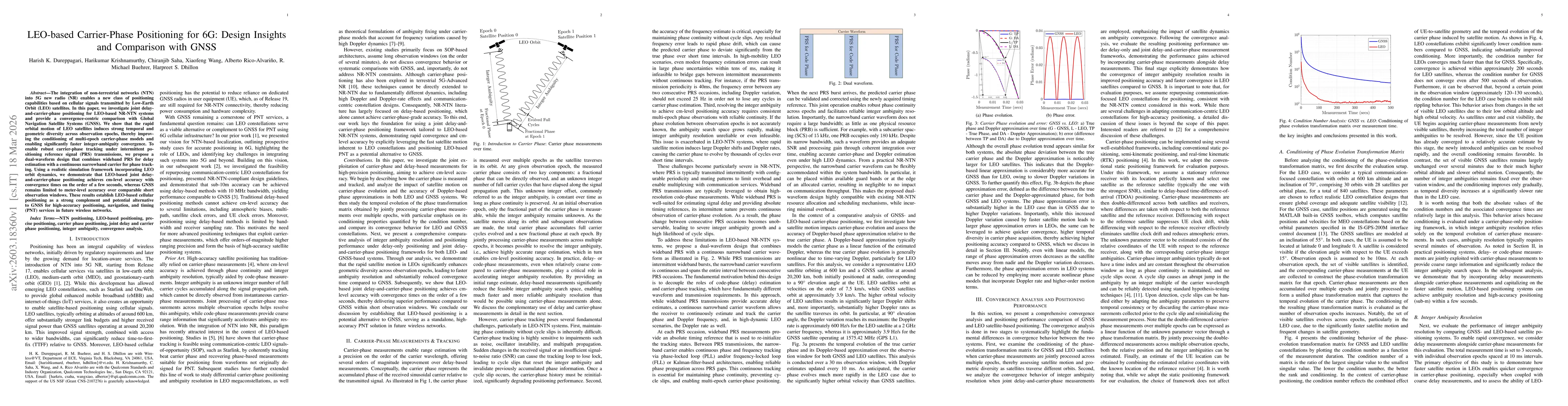 Thumbnail for LEO-based Carrier-Phase Positioning for 6G: Design Insights and Comparison with GNSS