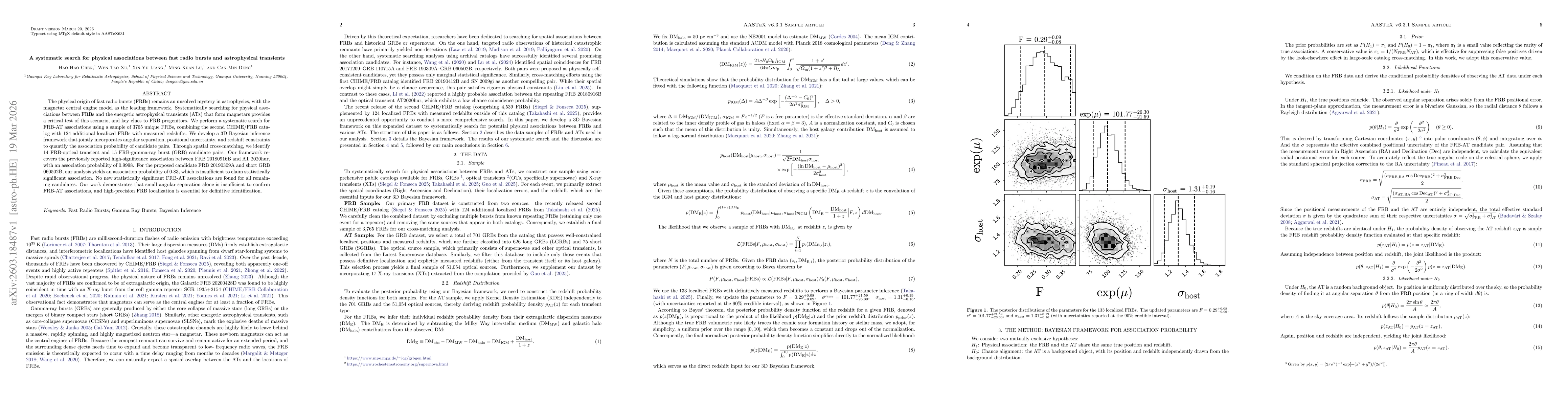 Thumbnail for A systematic search for physical associations between fast radio bursts and astrophysical transients