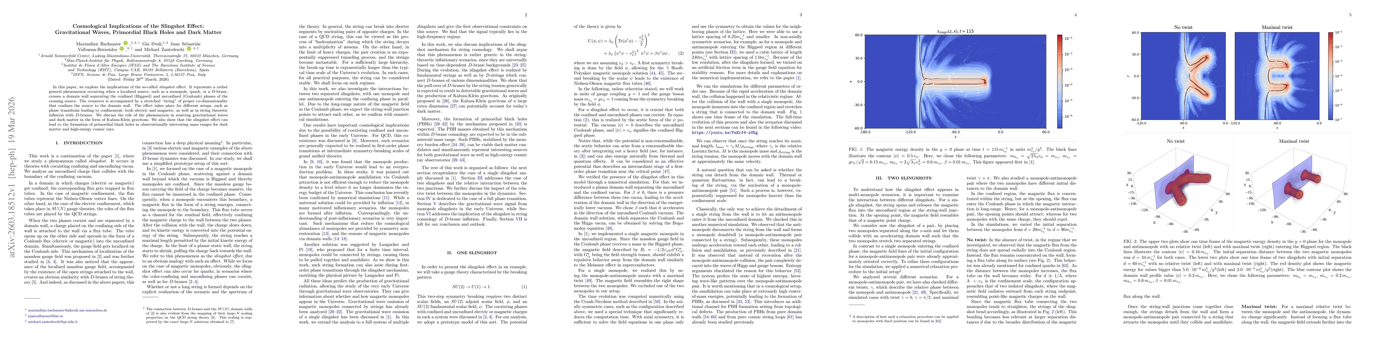 Thumbnail for Cosmological Implications of the Slingshot Effect: Gravitational Waves, Primordial Black Holes and Dark Matter