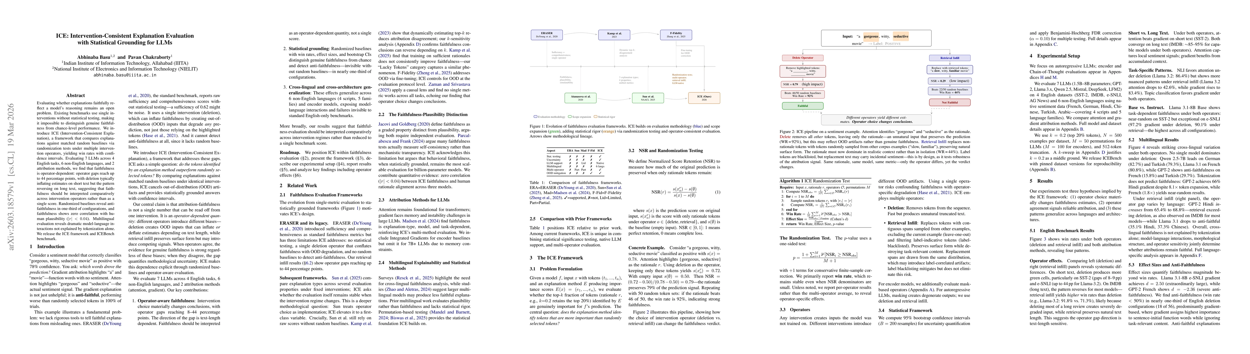 Thumbnail for ICE: Intervention-Consistent Explanation Evaluation with Statistical Grounding for LLMs