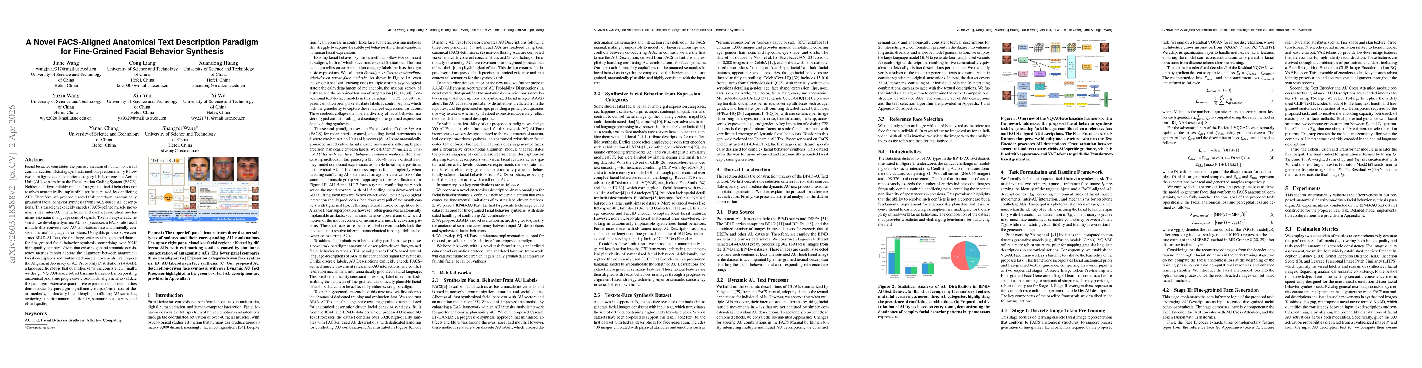 Thumbnail for AU Codes, Language, and Synthesis: Translating Anatomy to Text for Facial Behavior Synthesis