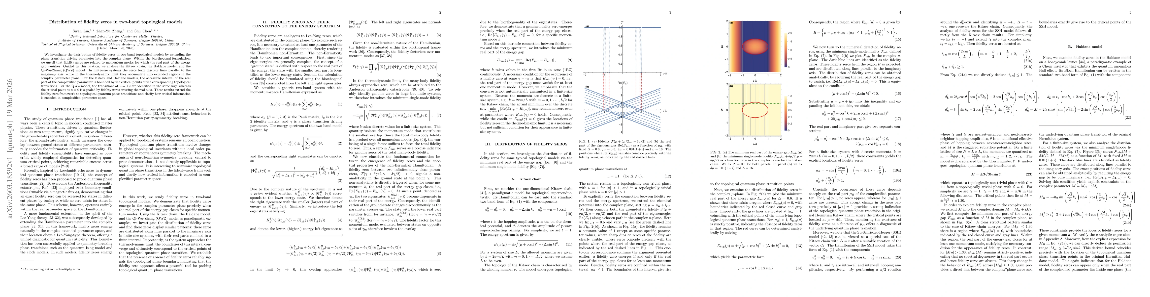 Thumbnail for Distribution of fidelity zeros in two-band topological models