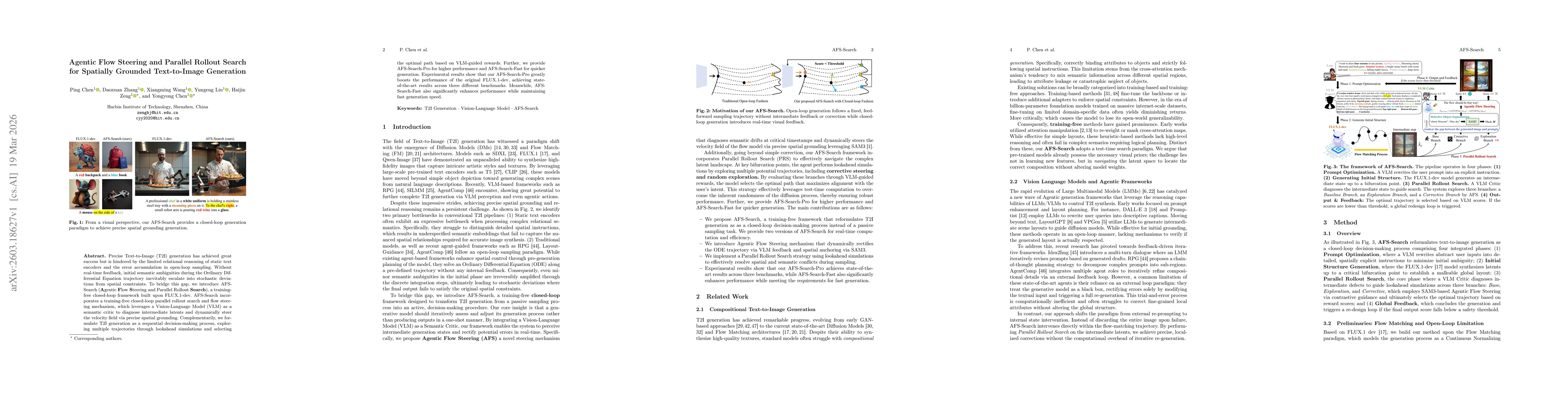Thumbnail for Agentic Flow Steering and Parallel Rollout Search for Spatially Grounded Text-to-Image Generation