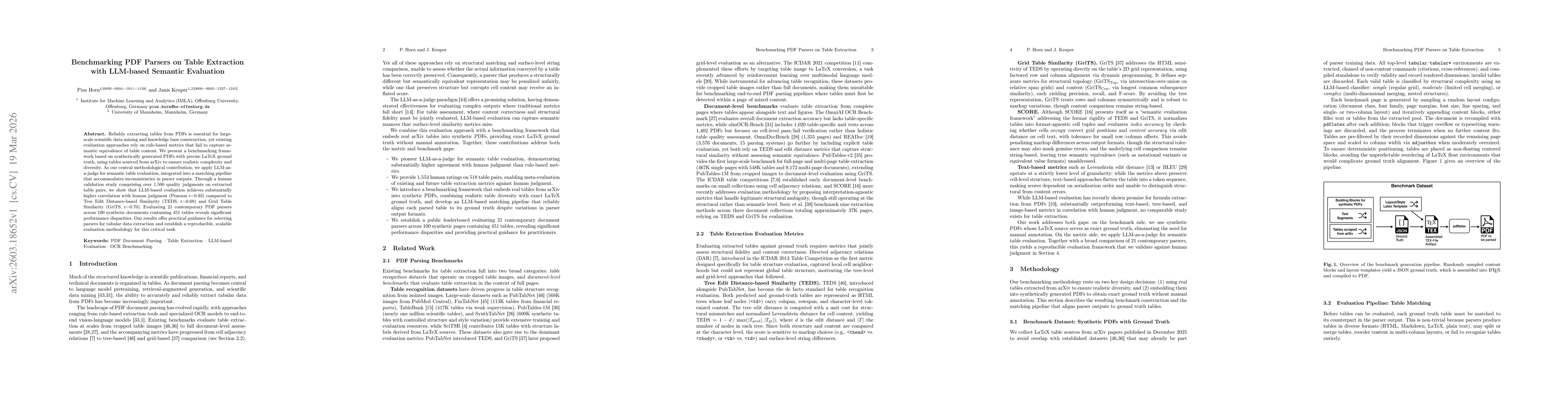 Thumbnail for Benchmarking PDF Parsers on Table Extraction with LLM-based Semantic Evaluation