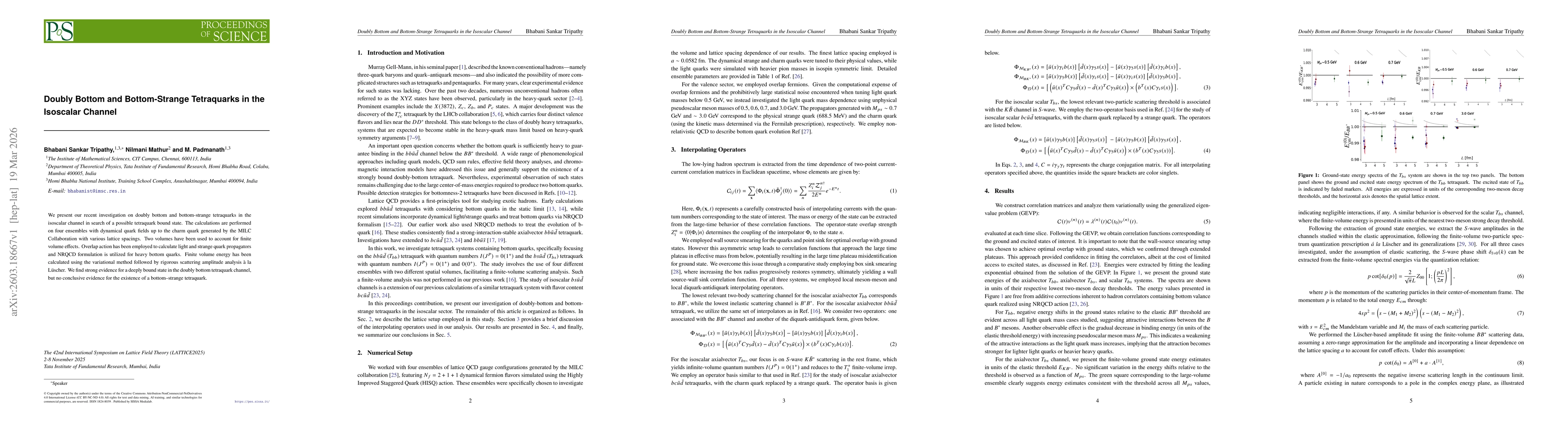 Thumbnail for Doubly Bottom and Bottom-Strange Tetraquarks in the Isoscalar Channel