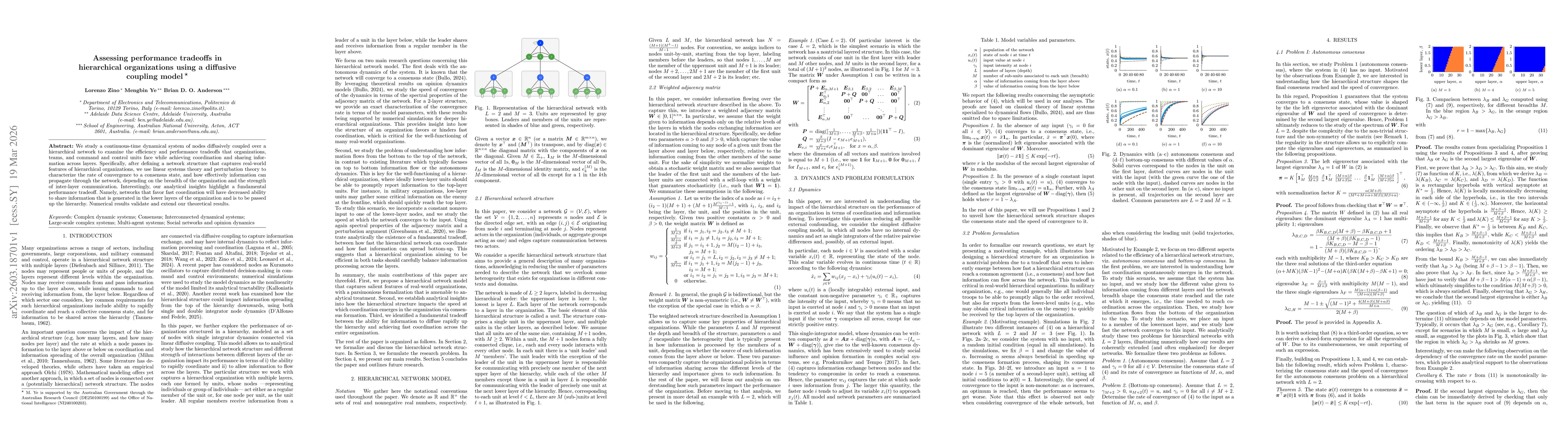 Thumbnail for Assessing performance tradeoffs in hierarchical organizations using a diffusive coupling model